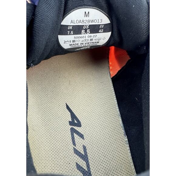 Altra VIA Olympus Running Shoes Mens Size 8.5 Orange AL0A82BW013 - Picture 14 of 14